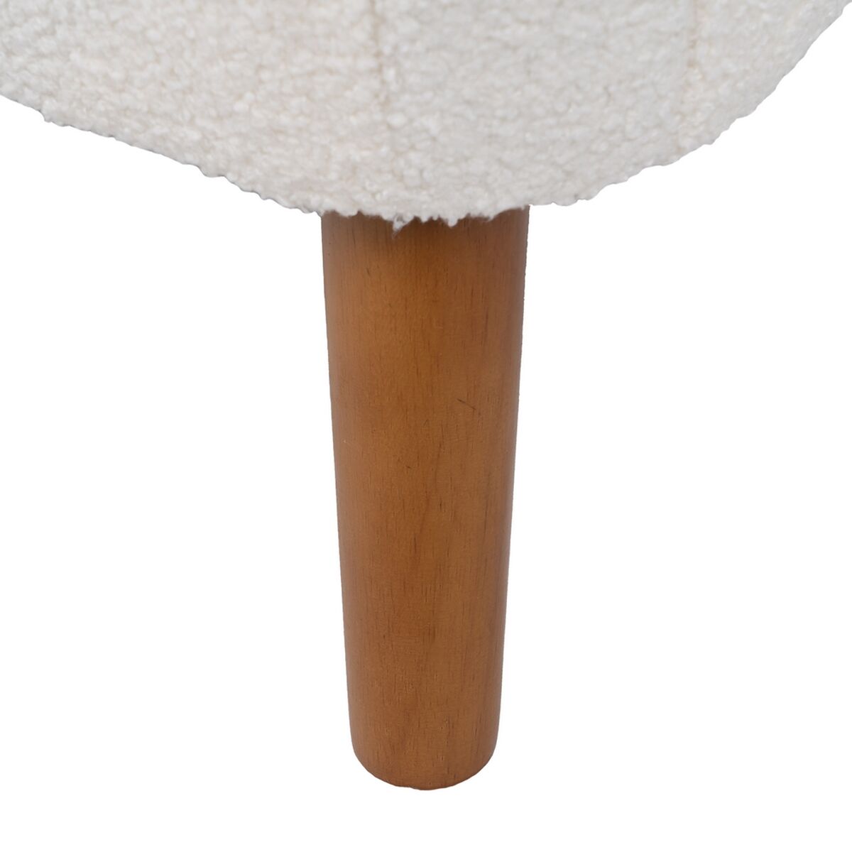 Poltrona 72 x 78 x 82 cm Madeira da borracha Branco